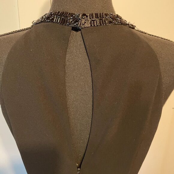 VTG JONES NEW YORK Womens Black Evening Cocktail Dress - Sz 8 - Picture 6 of 8